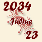 Rák, 2034. Július 23