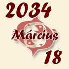 Halak, 2034. Március 18