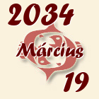 Halak, 2034. Március 19