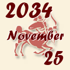 Nyilas, 2034. November 25