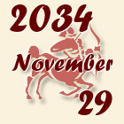 Nyilas, 2034. November 29