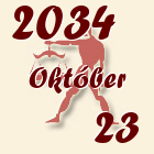 Mérleg, 2034. Október 23