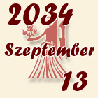 Szűz, 2034. Szeptember 13