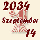 Szűz, 2034. Szeptember 14