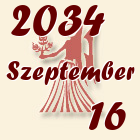 Szűz, 2034. Szeptember 16