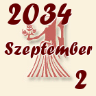 Szűz, 2034. Szeptember 2