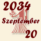 Szűz, 2034. Szeptember 20