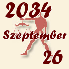 Mérleg, 2034. Szeptember 26
