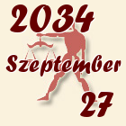 Mérleg, 2034. Szeptember 27