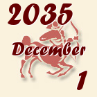 Nyilas, 2035. December 1