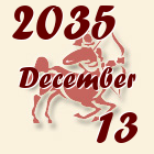 Nyilas, 2035. December 13