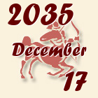 Nyilas, 2035. December 17