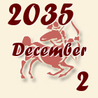Nyilas, 2035. December 2