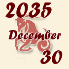 Bak, 2035. December 30