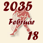 Vízöntő, 2035. Február 18