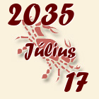Rák, 2035. Július 17