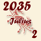 Rák, 2035. Július 2
