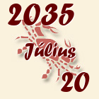 Rák, 2035. Július 20