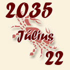 Rák, 2035. Július 22