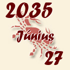 Rák, 2035. Június 27