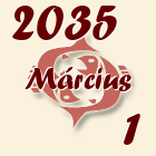 Halak, 2035. Március 1