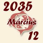 Halak, 2035. Március 12