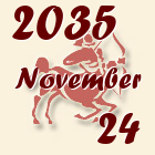 Nyilas, 2035. November 24
