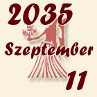 Szűz, 2035. Szeptember 11