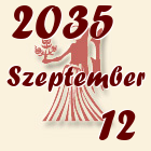 Szűz, 2035. Szeptember 12