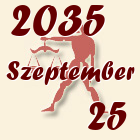 Mérleg, 2035. Szeptember 25