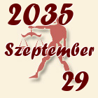 Mérleg, 2035. Szeptember 29
