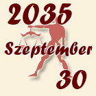 Mérleg, 2035. Szeptember 30