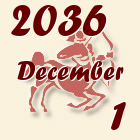 Nyilas, 2036. December 1