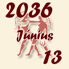 Ikrek, 2036. Június 13