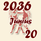 Ikrek, 2036. Június 20