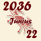 Rák, 2036. Június 22