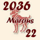 Kos, 2036. Március 22