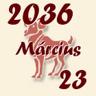 Kos, 2036. Március 23