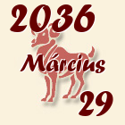 Kos, 2036. Március 29