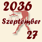 Mérleg, 2036. Szeptember 27