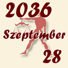 Mérleg, 2036. Szeptember 28