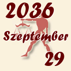 Mérleg, 2036. Szeptember 29