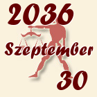 Mérleg, 2036. Szeptember 30