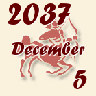 Nyilas, 2037. December 5