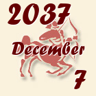 Nyilas, 2037. December 7