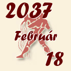 Vízöntő, 2037. Február 18