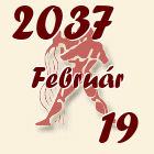 Vízöntő, 2037. Február 19