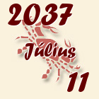 Rák, 2037. Július 11