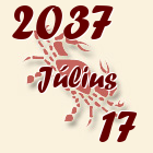 Rák, 2037. Július 17