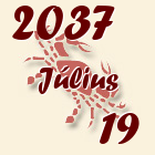 Rák, 2037. Július 19